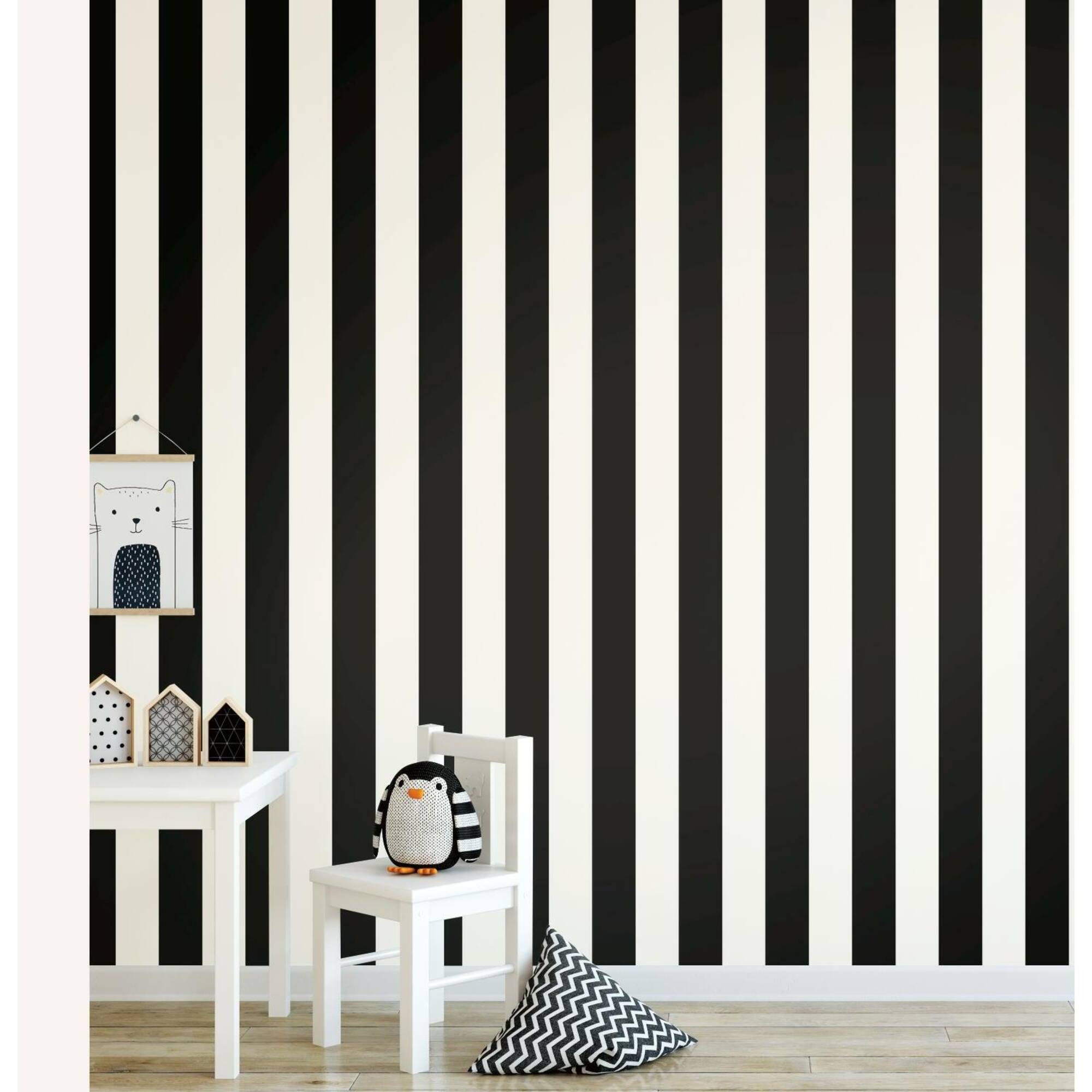 RoomMates Awning Stripe Peel & Stick Wallpaper